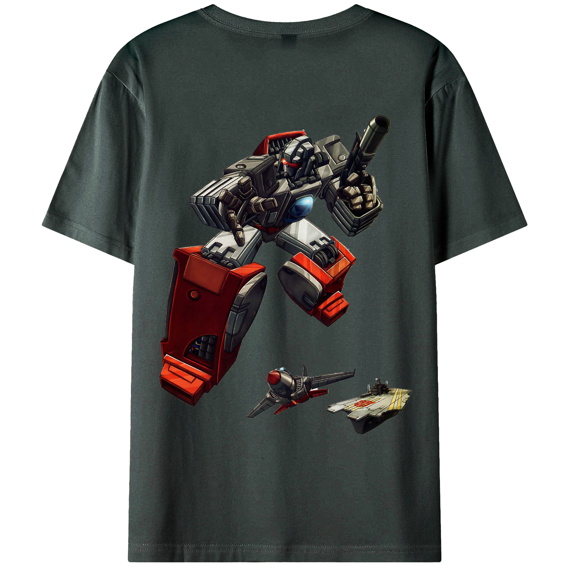 （画像用）  綿100％ メンズ半袖Tシャツ（バックプリント） 通気性